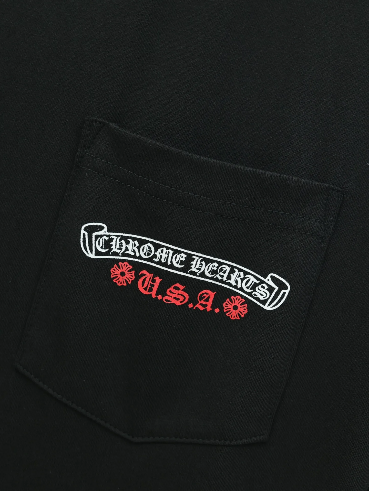 🅿️290 Chrome hearts*/Chrome Hearts 25 new flag rolled short-sleeved T-shirt. The fabric is made of 26 weave 200 grams of cotton. The printing uses a variety of printing techniques. Customized accessories Size: S/M/L